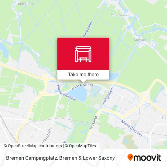 Bremen Campingplatz map