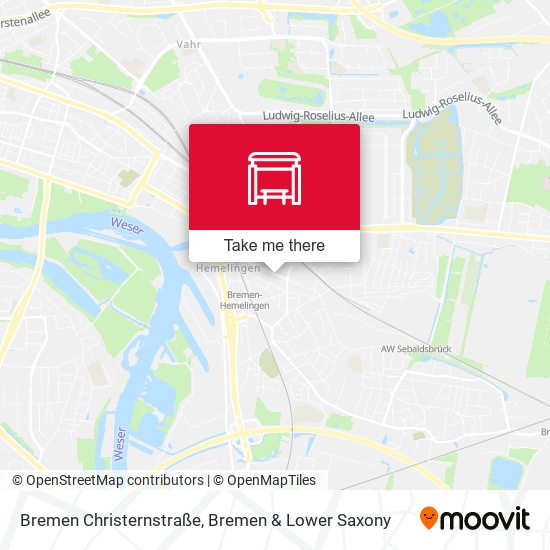 Bremen Christernstraße map