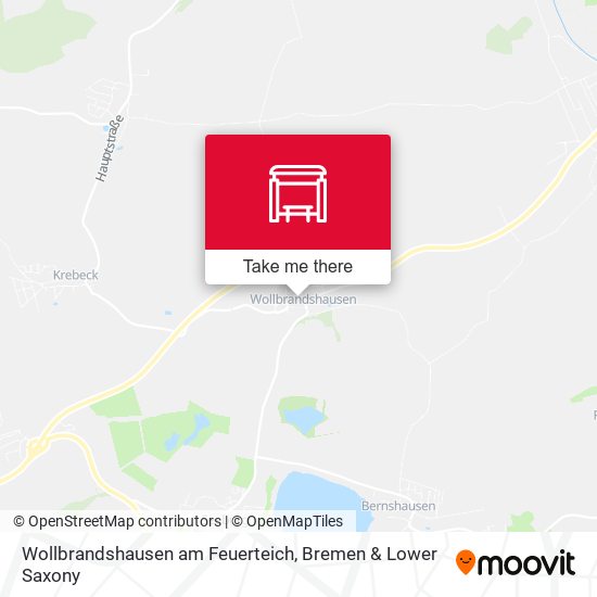 Wollbrandshausen am Feuerteich map