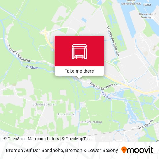 Bremen Auf Der Sandhöhe map