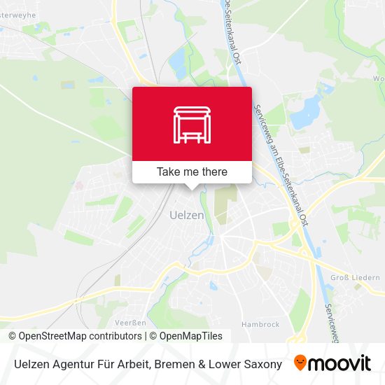 Uelzen Agentur Für Arbeit map