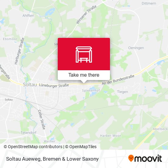 Soltau Aueweg map