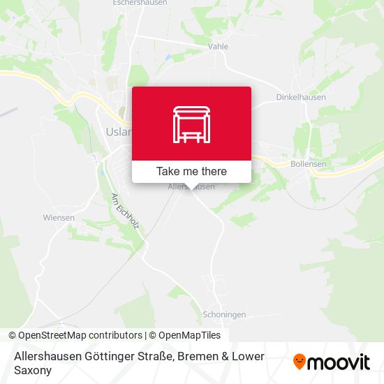 Allershausen Göttinger Straße map