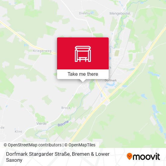 Dorfmark Stargarder Straße map