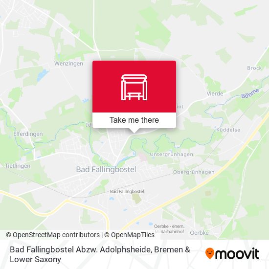 Bad Fallingbostel Abzw. Adolphsheide map