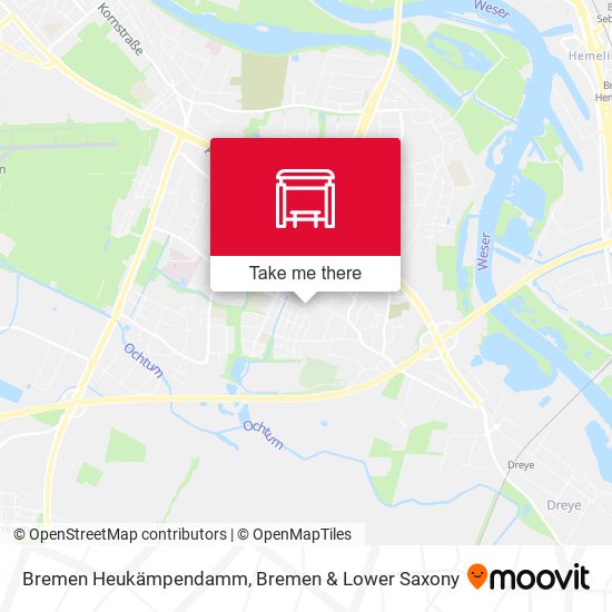 Bremen Heukämpendamm map