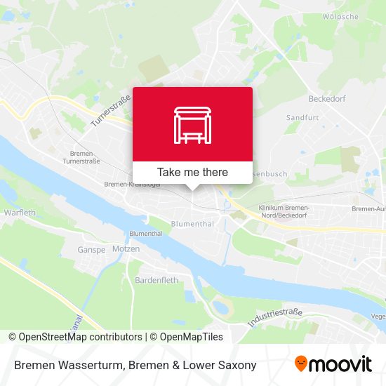 Bremen Wasserturm map