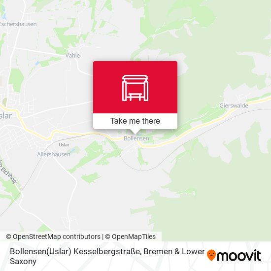 Bollensen(Uslar) Kesselbergstraße map