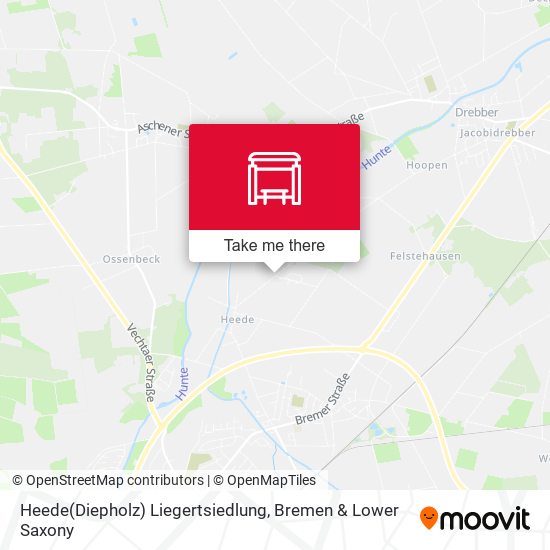Heede(Diepholz) Liegertsiedlung map