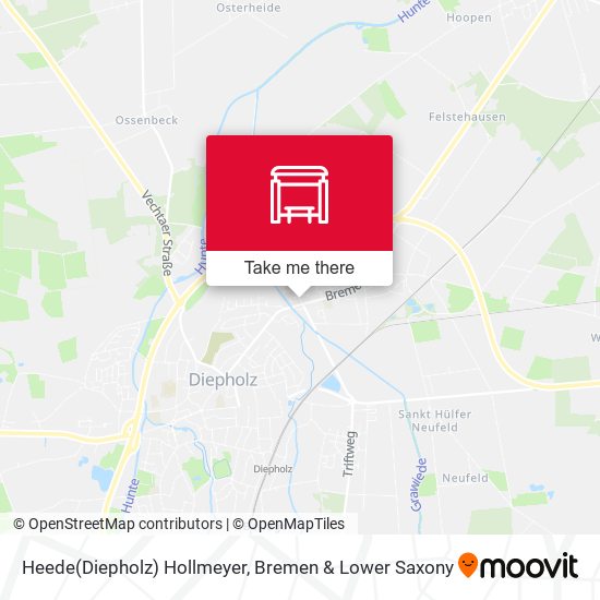 Heede(Diepholz) Hollmeyer map