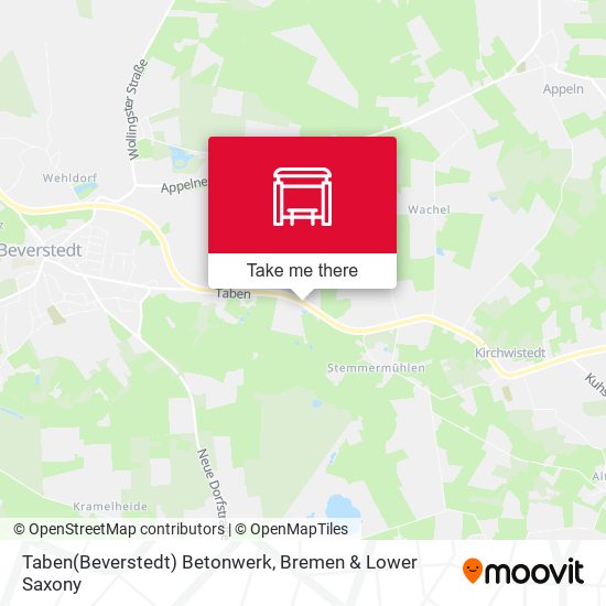 Taben(Beverstedt) Betonwerk map