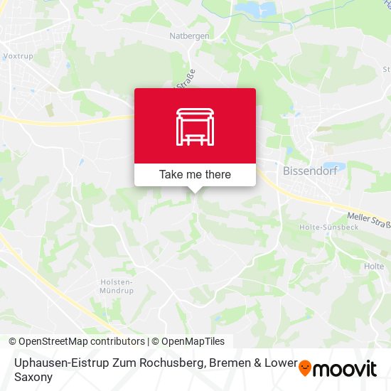 Uphausen-Eistrup Zum Rochusberg map
