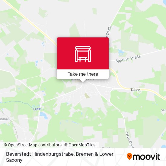 Beverstedt Hindenburgstraße map