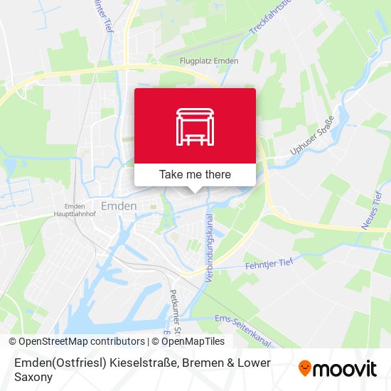 Emden(Ostfriesl) Kieselstraße map