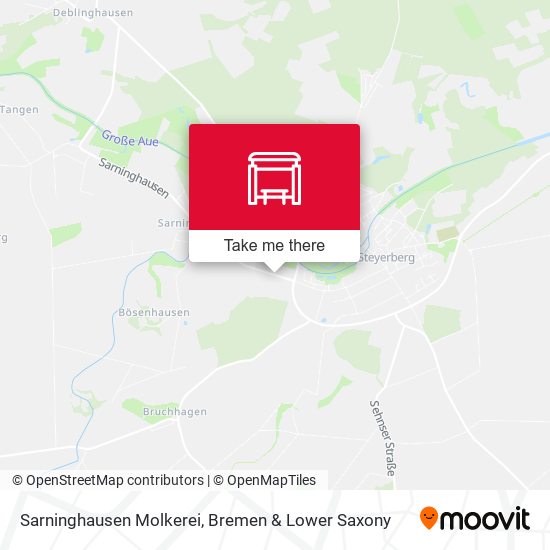 Sarninghausen Molkerei map