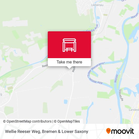 Wellie Reeser Weg map