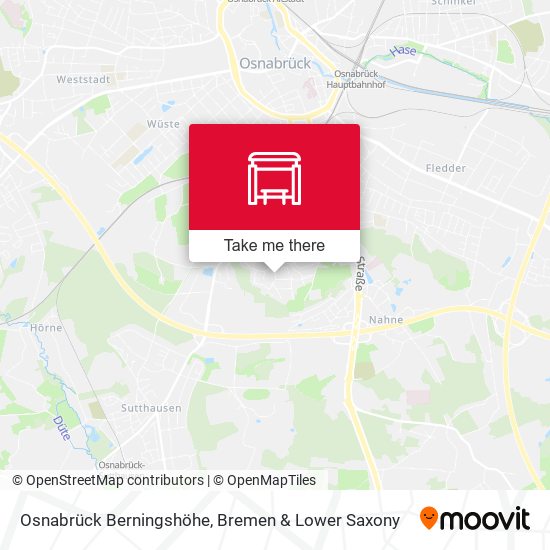Osnabrück Berningshöhe map