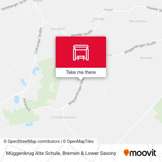 Müggenkrug Alte Schule map