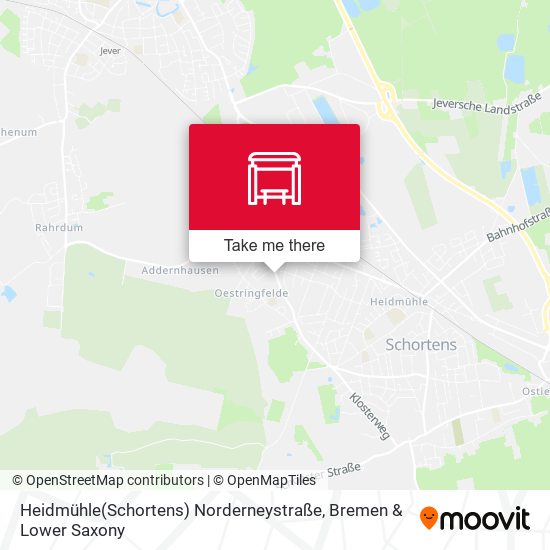 Heidmühle(Schortens) Norderneystraße map