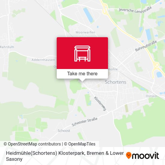 Heidmühle(Schortens) Klosterpark map