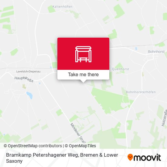 Bramkamp Petershagener Weg map