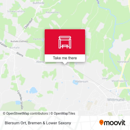 Blersum Ort map
