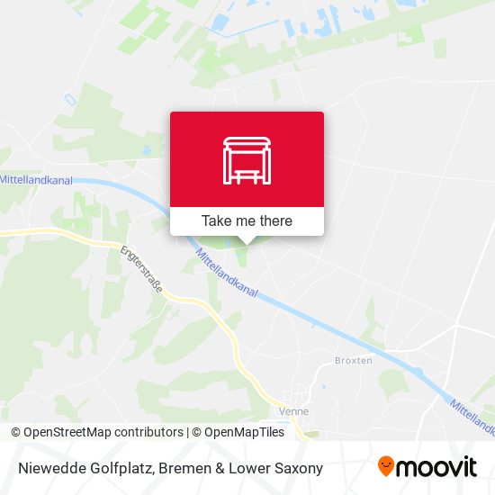 Niewedde Golfplatz map