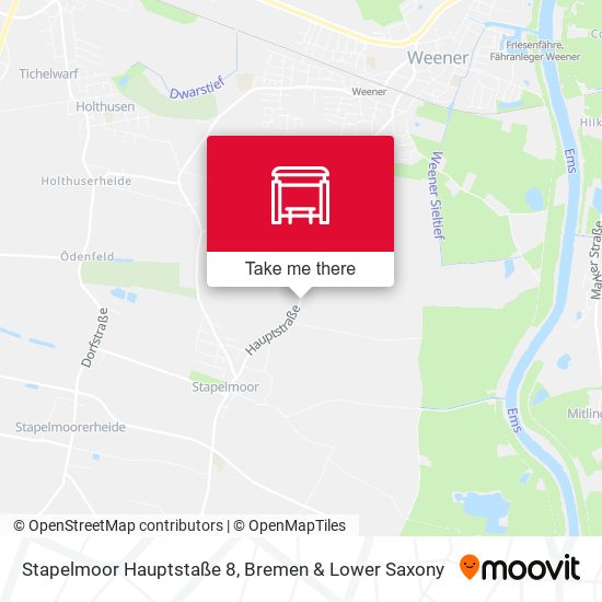 Stapelmoor Hauptstaße 8 map