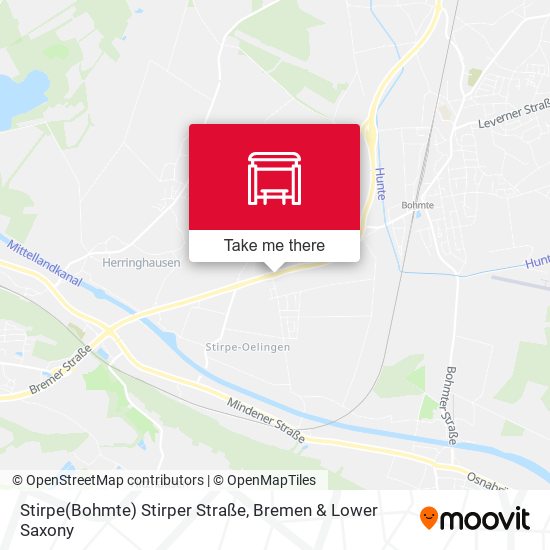 Stirpe(Bohmte) Stirper Straße map