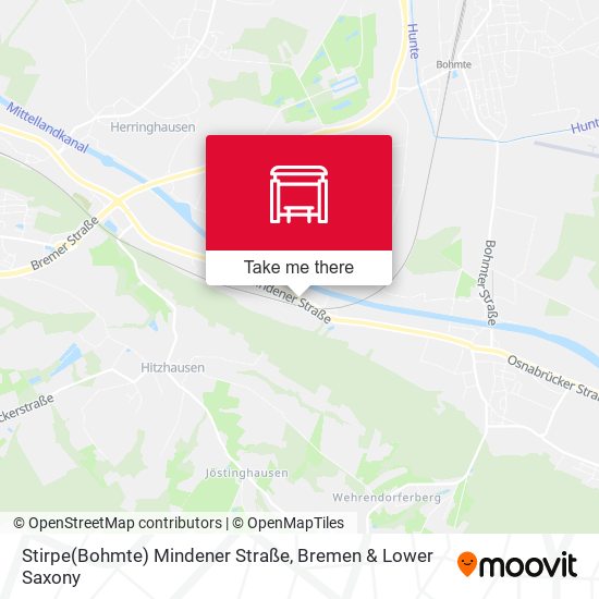 Stirpe(Bohmte) Mindener Straße map