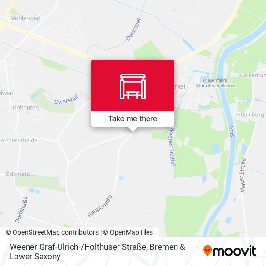 Weener Graf-Ulrich- / Holthuser Straße map
