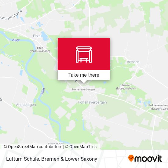 Luttum Schule map
