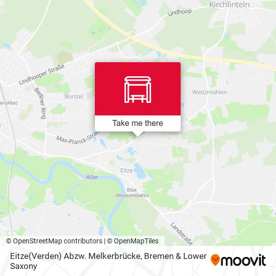 Eitze(Verden) Abzw. Melkerbrücke map