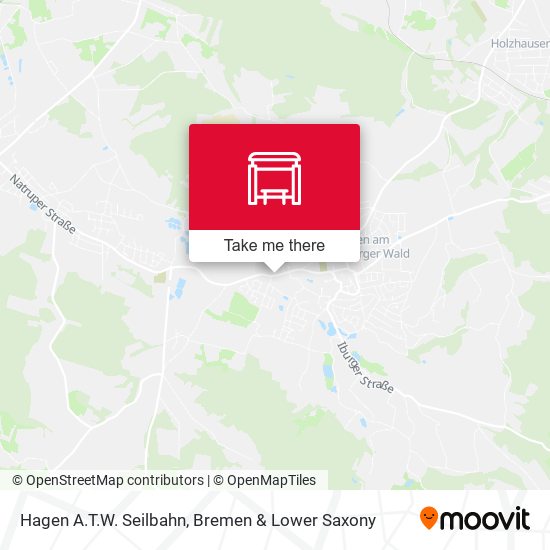 Hagen A.T.W. Seilbahn map