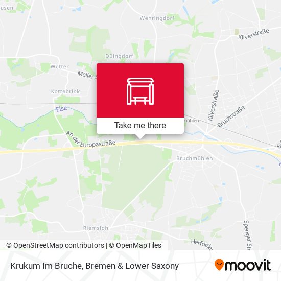 Krukum Im Bruche map