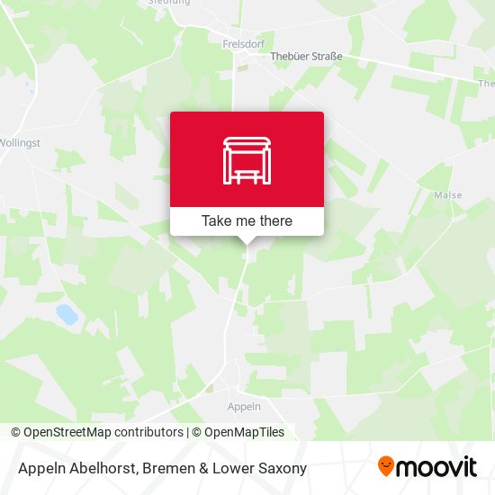 Appeln Abelhorst map
