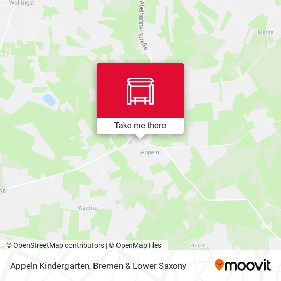 Appeln Kindergarten map