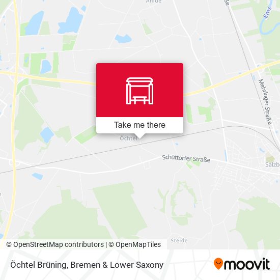 Öchtel Brüning map