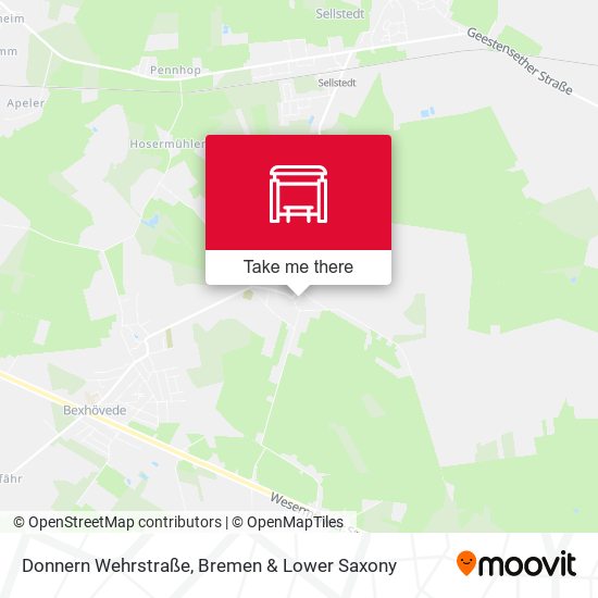 Donnern Wehrstraße map
