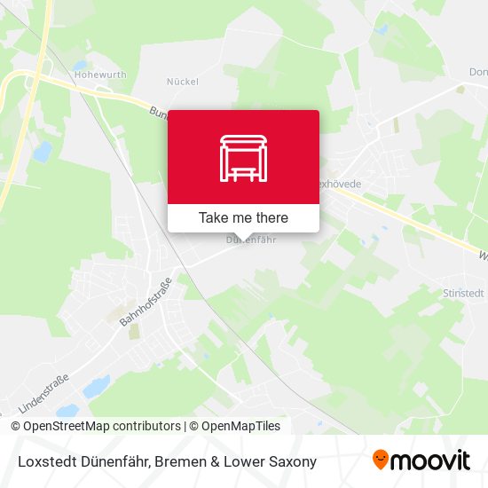 Loxstedt Dünenfähr map