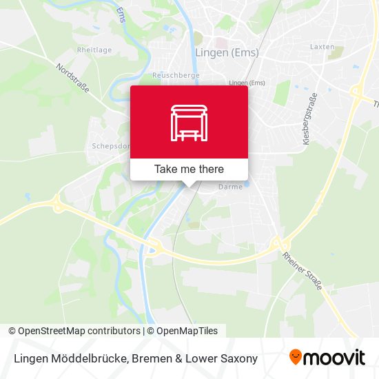 Lingen Möddelbrücke map
