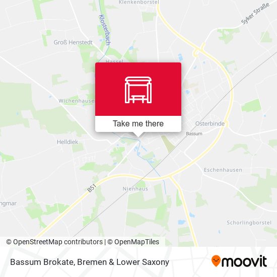 Bassum Brokate map