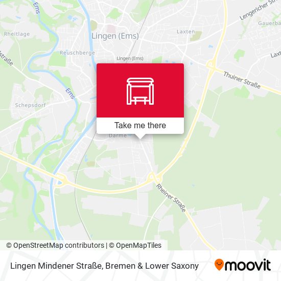 Lingen Mindener Straße map