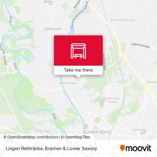 Lingen Rehtränke map