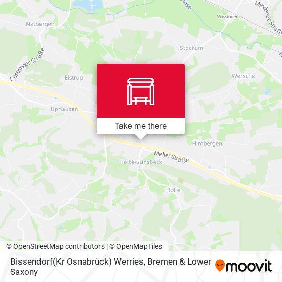 Bissendorf(Kr Osnabrück) Werries map