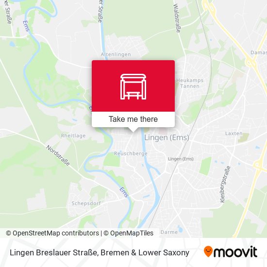 Lingen Breslauer Straße map
