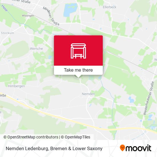 Nemden Ledenburg map