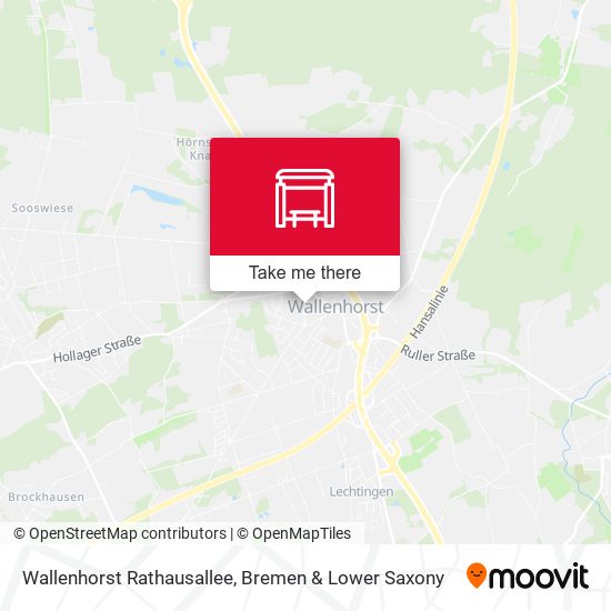Wallenhorst Rathausallee map