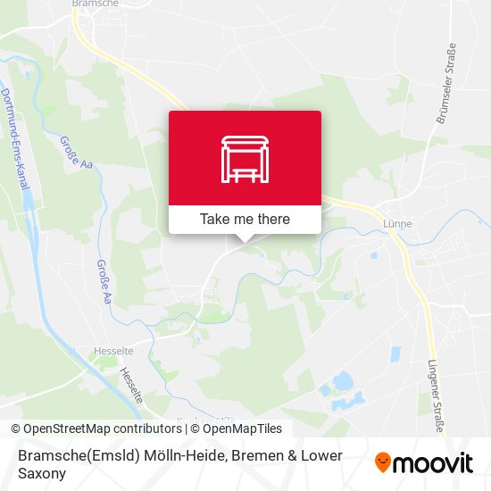 Bramsche(Emsld) Mölln-Heide map