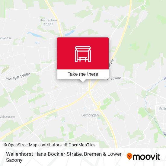 Wallenhorst Hans-Böckler-Straße map